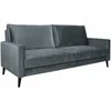 Home4You Sofa-lova ANNA su daiktadėže Pilkas aksomas