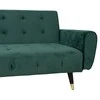 Home4You Sofa lova FALUN, 214x83xh82cm, žalias aksomas