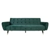 Home4You Sofa lova FALUN, 214x83xh82cm, žalias aksomas