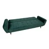 Home4You Sofa lova FALUN, 214x83xh82cm, žalias aksomas