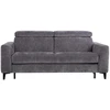 Home4You Sofa bed FRODE with spring mattress, pilkas