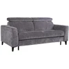 Home4You Sofa bed FRODE with spring mattress, pilkas