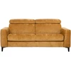 Home4You Sofa bed FRODE with spring mattress, yellow