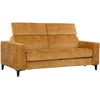 Home4You Sofa bed FRODE with spring mattress, yellow