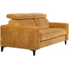 Home4You Sofa bed FRODE with spring mattress, yellow