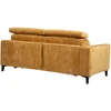 Home4You Sofa bed FRODE with spring mattress, yellow