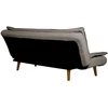 Išskleidžiamoji sofa „GOZZANO“, pilkai rudos spalvos, bandymas