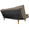 Išskleidžiamoji sofa „GOZZANO“, pilkai rudos spalvos, bandymas