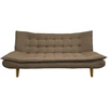 Išskleidžiamoji sofa „GOZZANO“, pilkai rudos spalvos, bandymas
