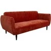 Home4you Sofa-lova HERMES 3-vietė, oranžinė