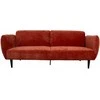 Home4you Sofa-lova HERMES 3-vietė, oranžinė
