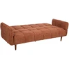 3-vietė miegamoji sofa „SERENA“, plytų raudonumo spalvos
