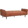 3-vietė miegamoji sofa „SERENA“, plytų raudonumo spalvos
