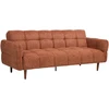 3-vietė miegamoji sofa „SERENA“, plytų raudonumo spalvos