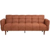 3-vietė miegamoji sofa „SERENA“, plytų raudonumo spalvos