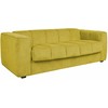 Home4You Spring Sofa-lova STELLA su spyruokliniu čiužiniu, geltona