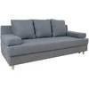 Home4You Sofa-lova VELLA su daiktadėže, pilka