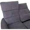 Fotelis Home4You Atlošiama sofa BOWERS 2-vietė Su elektriniu mechanizmu Melsvai pilka