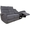 Fotelis Home4You Sofa-reglaineris BOWERS 3 vietų Elektrinis Melsvai Pilka