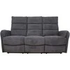 Fotelis Home4You Sofa-reglaineris BOWERS 3 vietų Elektrinis Melsvai Pilka