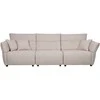 Home4You Sofa CALLA 4 vietų, avižų balta