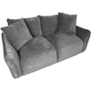 Home4You Sofa DIVI, 2 vietų, pilka
