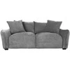 Home4You Sofa DIVI, 3 vietų, pilka