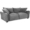 Home4You Sofa DIVI, 3 vietų, pilka