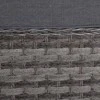 Lauko baldų komplektas Home4You Sofa GENEVA 2 vietų 129x78xH78 cm, aliuminio rėmas su plastikinėmis vytelėmis, spalva: pilka