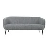 Home4you Sofa ACCENT 3 vietų, pilkos spalvos