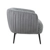 Home4You Sofa ACCENT 2-vietų, pilkos spalvos