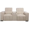 Lova „Sofa HUB“ 2-vietė elektrinė atlošiamoji sofa, smėlio spalvos