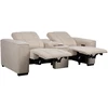 Lova „Sofa HUB“ 2-vietė elektrinė atlošiamoji sofa, smėlio spalvos