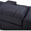 Lova „HUB“ dvivietė elektrinė atlošiamoji sofa, tamsiai mėlyna