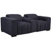 Lova „HUB“ dvivietė elektrinė atlošiamoji sofa, tamsiai mėlyna