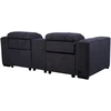 Lova „HUB“ dvivietė elektrinė atlošiamoji sofa, tamsiai mėlyna