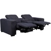 Lova „HUB“ dvivietė elektrinė atlošiamoji sofa, tamsiai mėlyna
