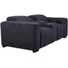 Lova „HUB“ dvivietė elektrinė atlošiamoji sofa, tamsiai mėlyna