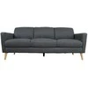 Home4you Sofa KAILI 3-vietė, tamsiai pilka
