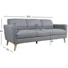 Home4you Sofa KAILI 3-vietė, pilka