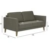 Home4you Sofa LANDO 2-vietų, smėlio spalvos