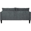 Fotelis Home4you Sofa LINELL 2-vietė, pilka
