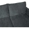 Fotelis Home4you Sofa LINELL 2-vietė, pilka