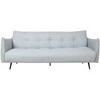 Home4You Sofa-lova LANDER Šviesiai Pilka, Trivietė, 202 cm