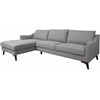 Home4you Kampinė sofa BIRGIT KK, pilka