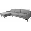 Home4You Kampinė sofa BIRGIT KK, pilka