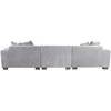 Home4you Kampinė sofa COLLINS KK, šviesiai pilka