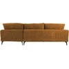 Home4you Kampinė sofa DAISY DK, ruda