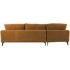 Home4you Kampinė sofa DAISY KK, ruda