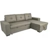 Home4you Kampinė sofa-lova CARITA, smėlio